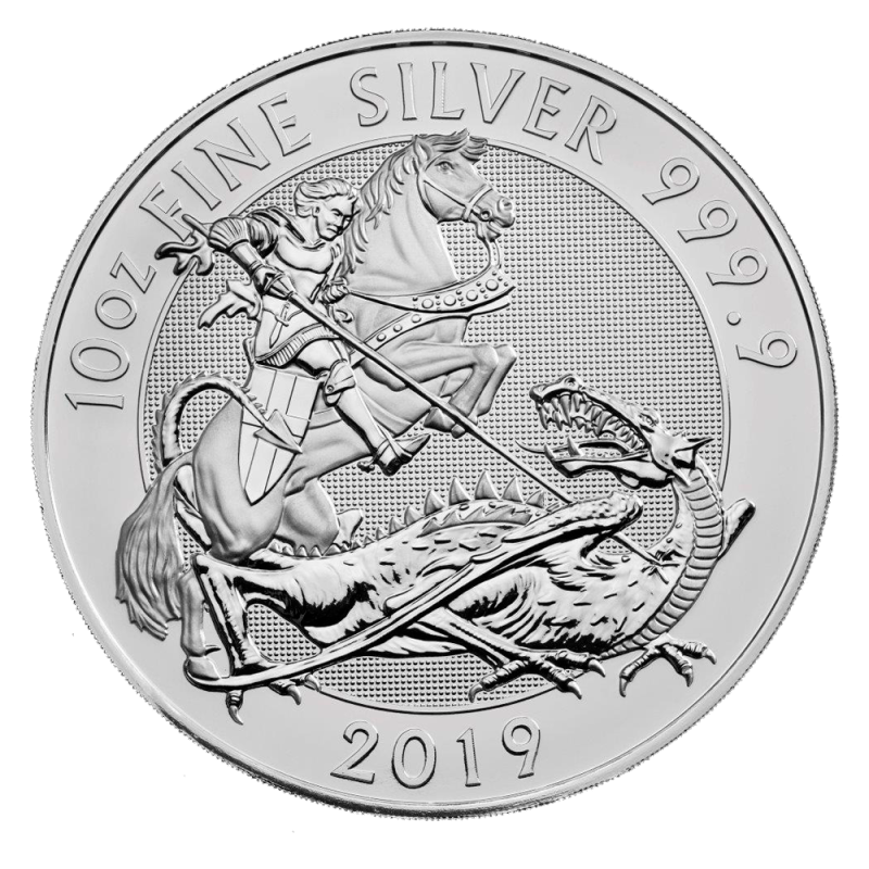 10 oz The Valiant Silver Coin (2019)(Front) 10 oz The Valiant Silver Coin (2019)(Front)
