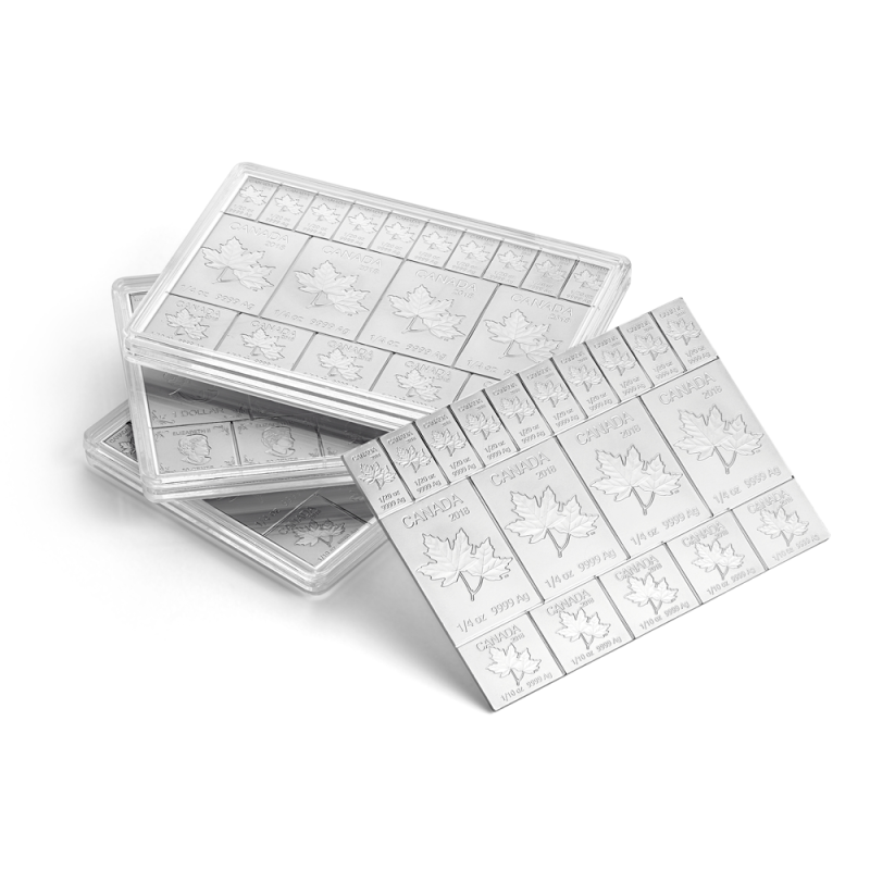2 oz MapleFlex Silver Multibar(Front) 2 oz MapleFlex Silver Multibar(Front)