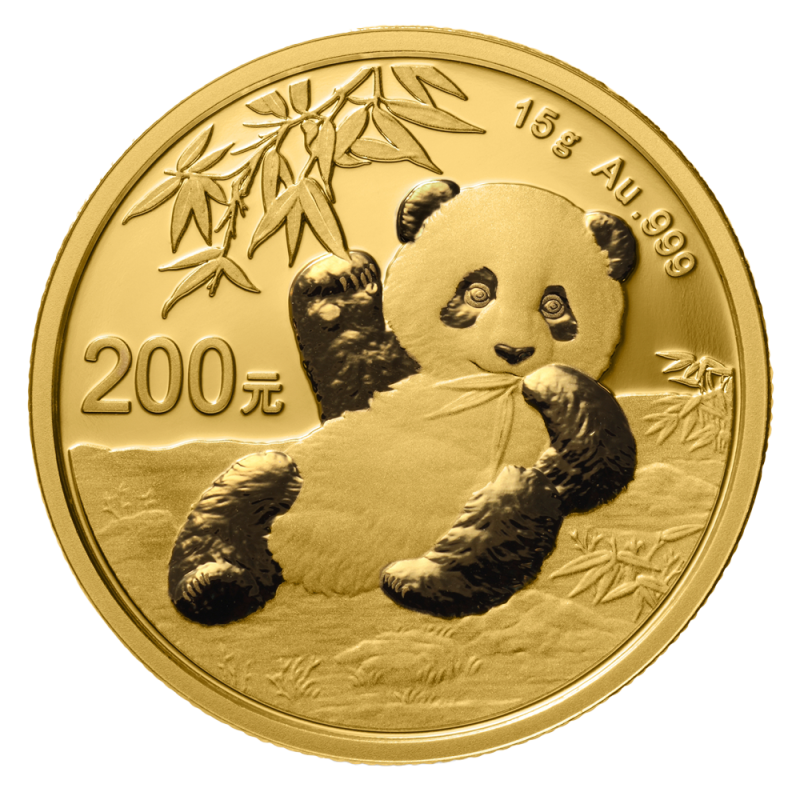 15g China Panda 2020 Gold Coin(Front) 15g China Panda 2020 Gold Coin(Front)