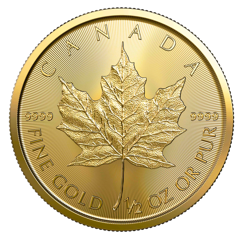 1/20 oz Maple Leaf 2020 Gold Coin(Front) 1/20 oz Maple Leaf 2020 Gold Coin(Front)