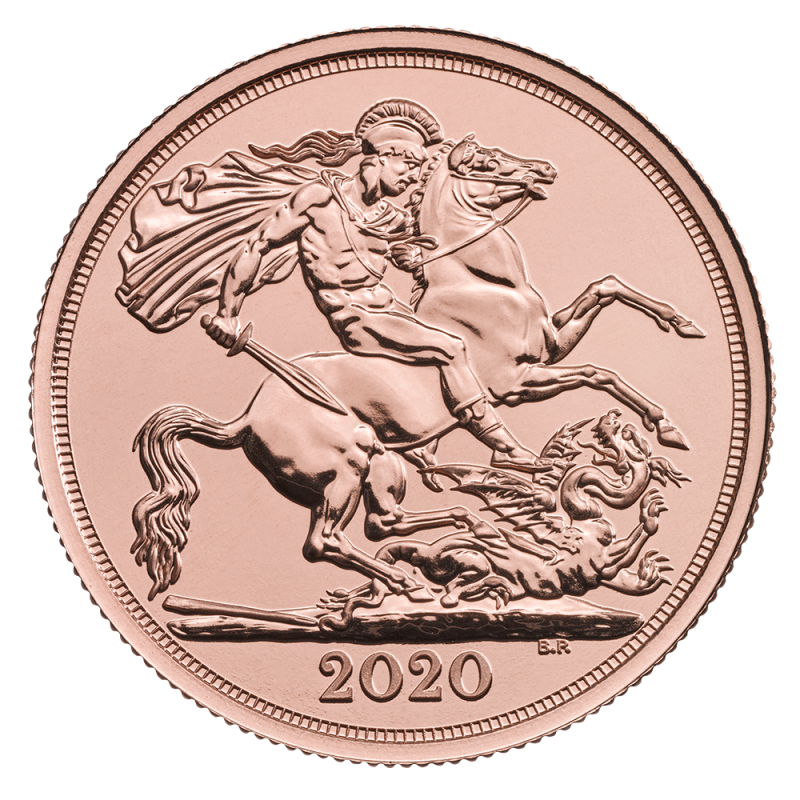 2020 Double Sovereign Gold Coin(Front) 2020 Double Sovereign Gold Coin(Front)