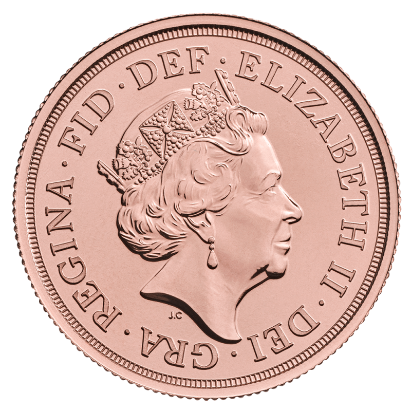 2020 Double Sovereign Gold Coin(Back) 2020 Double Sovereign Gold Coin(Back)