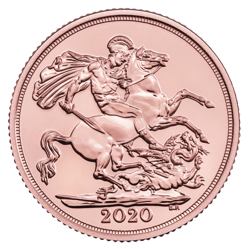 2020 Gold Sovereign Coin(Front) 2020 Gold Sovereign Coin(Front)
