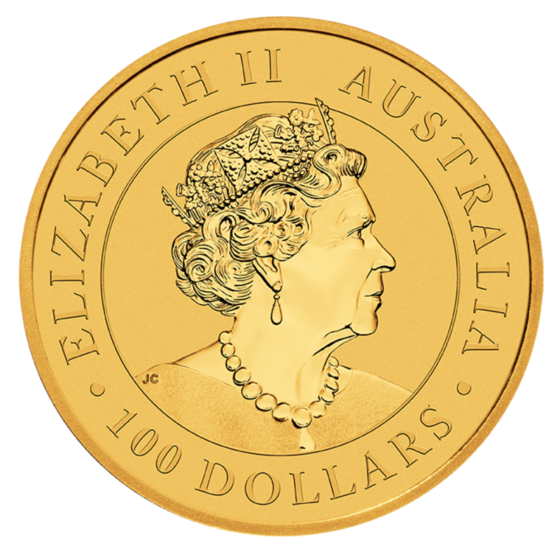 1 oz Kangaroo Gold Coin (2021)(Back) 1 oz Kangaroo Gold Coin (2021)(Back)
