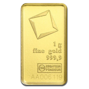 1g Gold Bullion | Valcambi Gold Bar