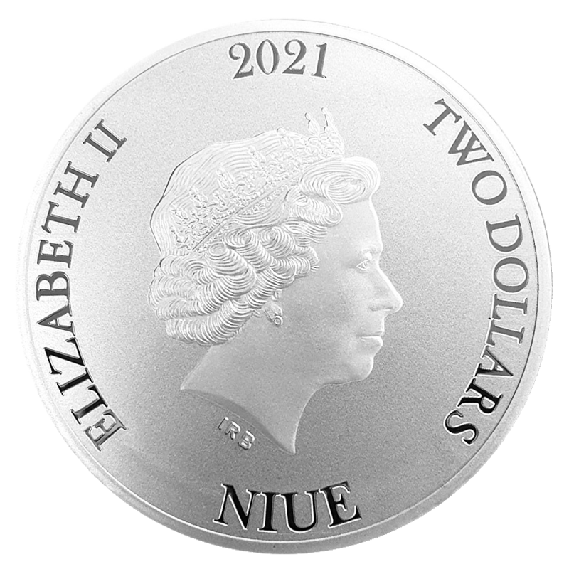 1 oz Silver Bitcoin (2021)(Back) 1 oz Silver Bitcoin (2021)(Back)
