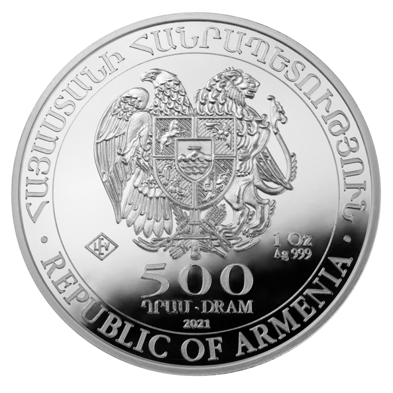 1 oz Noah's Ark Silver Coin (2021)(Back) 1 oz Noah's Ark Silver Coin (2021)(Back)