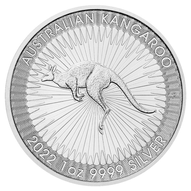 1 oz Kangaroo Silver Coin | 2022(Front) 1 oz Kangaroo Silver Coin | 2022(Front)