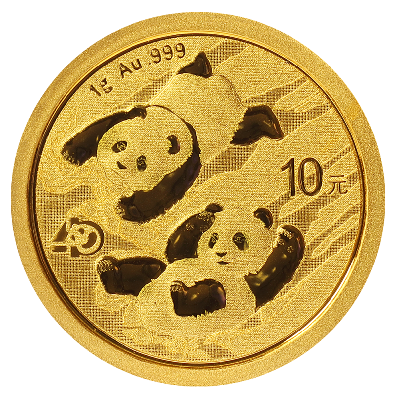 1g China Panda Gold Coin | 2022(Front) 1g China Panda Gold Coin | 2022(Front)