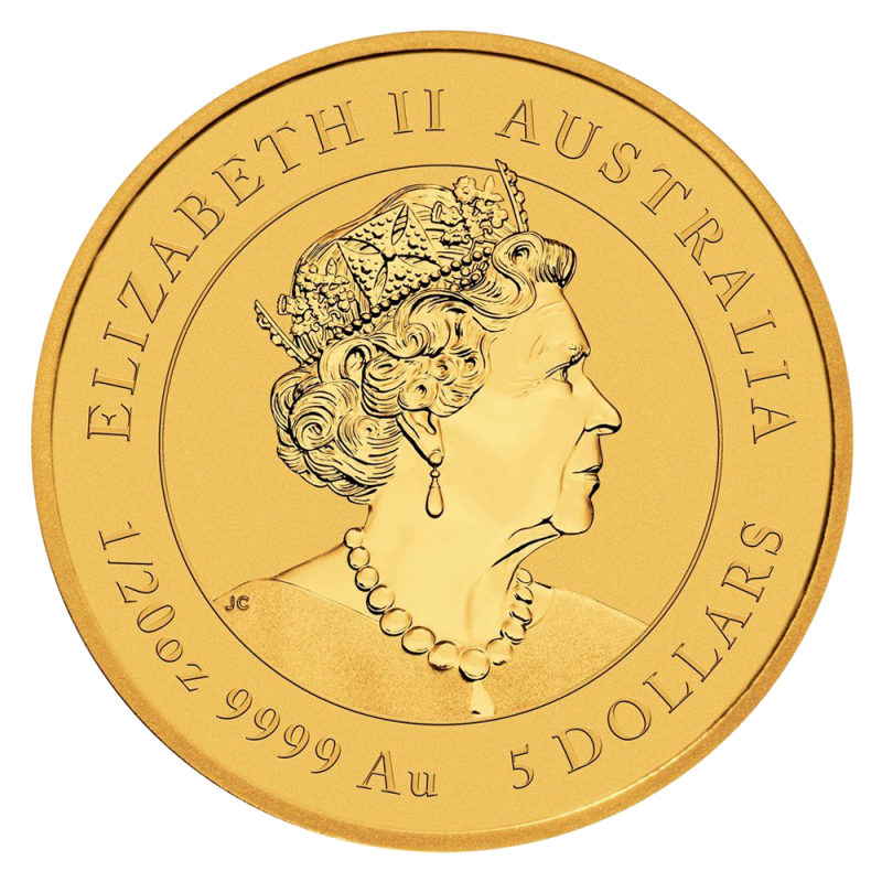 1/20 oz Lunar III Rabbit | Gold | 2023(Back) 1/20 oz Lunar III Rabbit | Gold | 2023(Back)