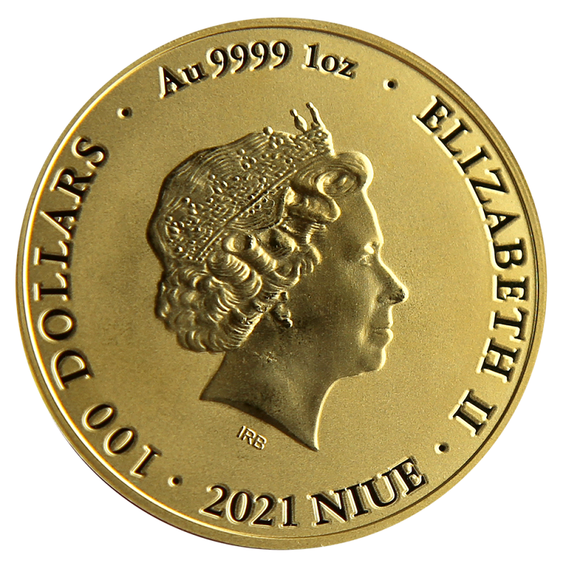 1 oz Gold Bitcoin (2021)(Back) 1 oz Gold Bitcoin (2021)(Back)
