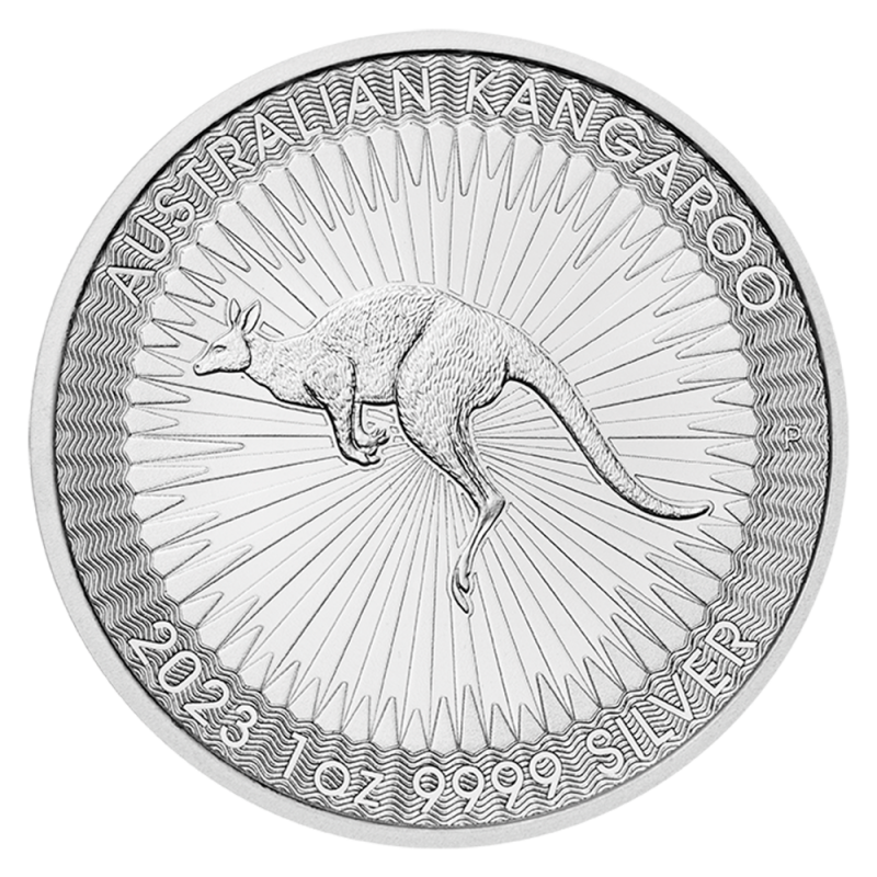 1 oz Kangaroo Silver Coin | 2023(Front) 1 oz Kangaroo Silver Coin | 2023(Front)