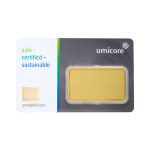 1 oz Gold Bar | Umicore(Back)