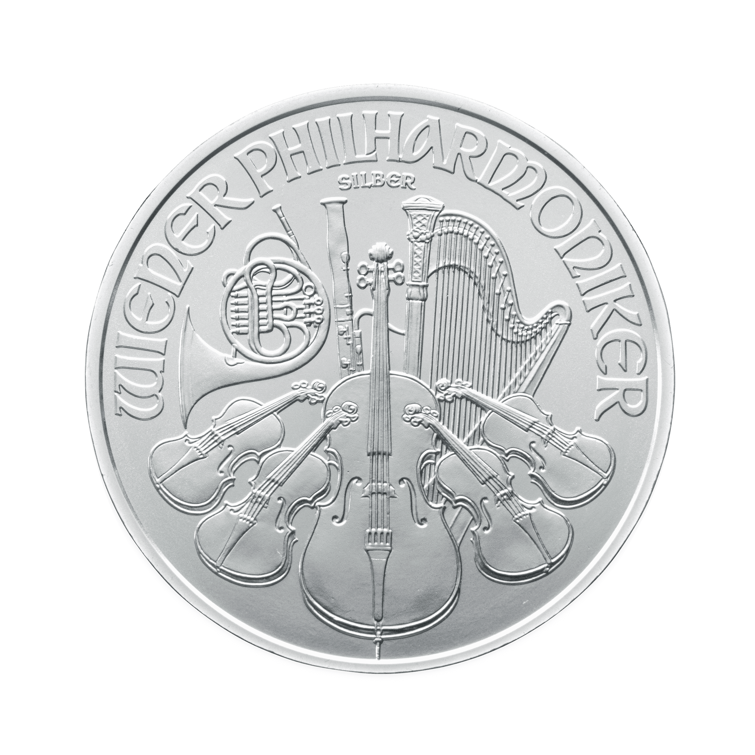 1 oz Vienna Philharmonic Silver Coin | 2023(Front) 1 oz Vienna Philharmonic Silver Coin | 2023(Front)