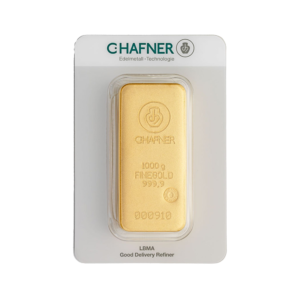 1kg Gold Bar | C. Hafner(Front)