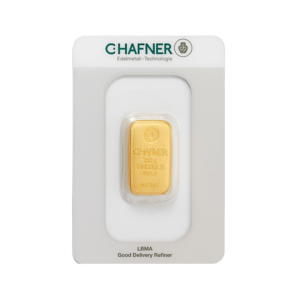250g Gold Bar | C. Hafner(Front)