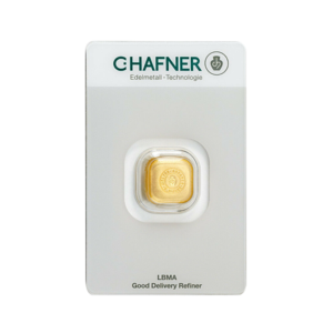 1 oz Nugget Gold Bar | C. Hafner(Front)