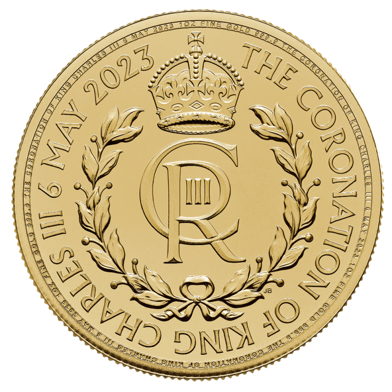 1 oz Coronation Charles III Gold Coin | 2023(Front) 1 oz Coronation Charles III Gold Coin | 2023(Front)