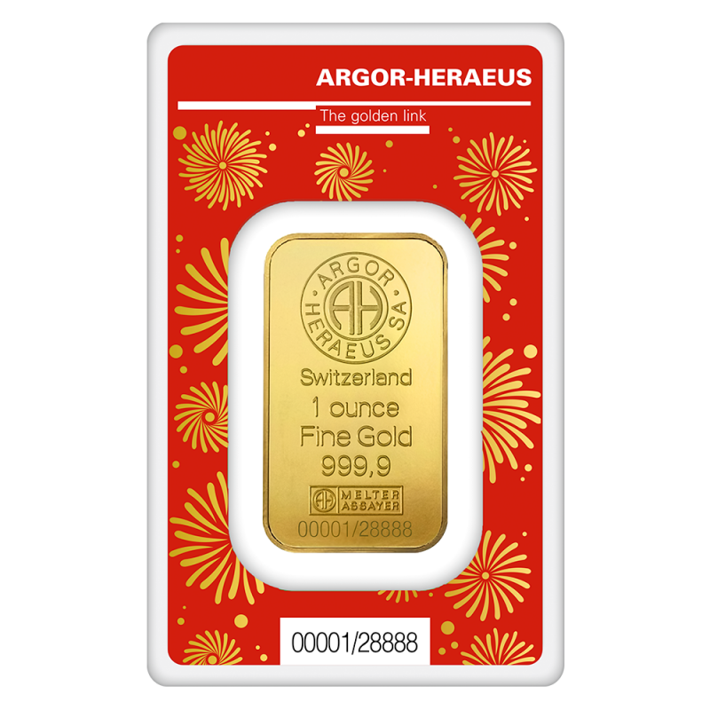 1 oz Gold Bar | Argor-Heraeus | Year Of The Dragon | 2024(Back) 1 oz Gold Bar | Argor-Heraeus | Year Of The Dragon | 2024(Back)