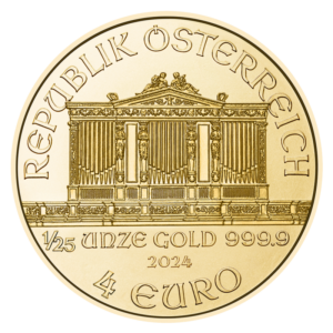 1/25 oz Vienna Philharmonic Gold Coin | 2024