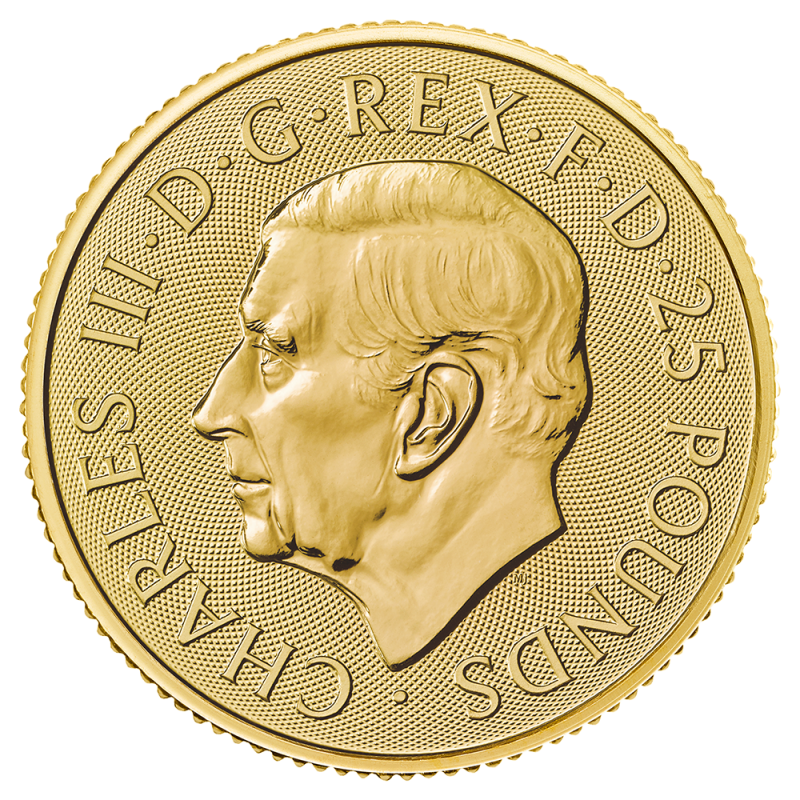 1/4 oz Tudor Beasts Unicorn Gold Coin | 2024(Back) 1/4 oz Tudor Beasts Unicorn Gold Coin | 2024(Back)